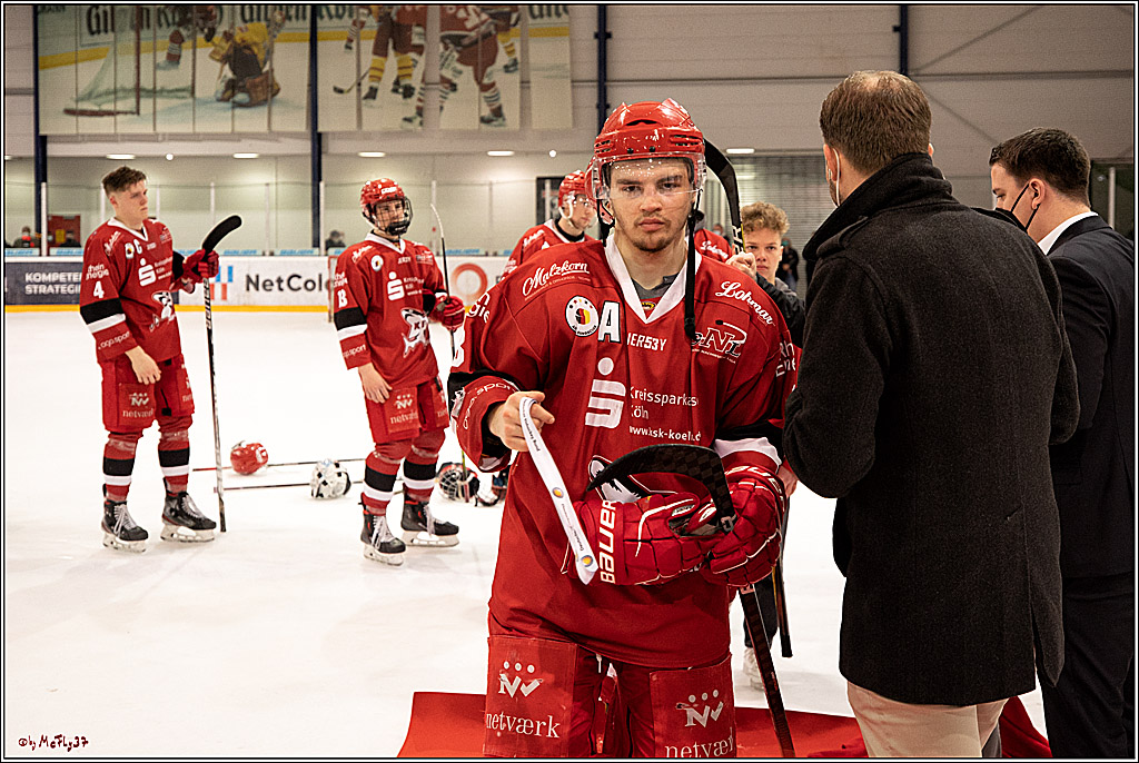 U20-DNL Meisterschaftsfinale;  Koelner Junghaie - Eisbaeren Juniors Berlin; Koeln, 27.03.2022